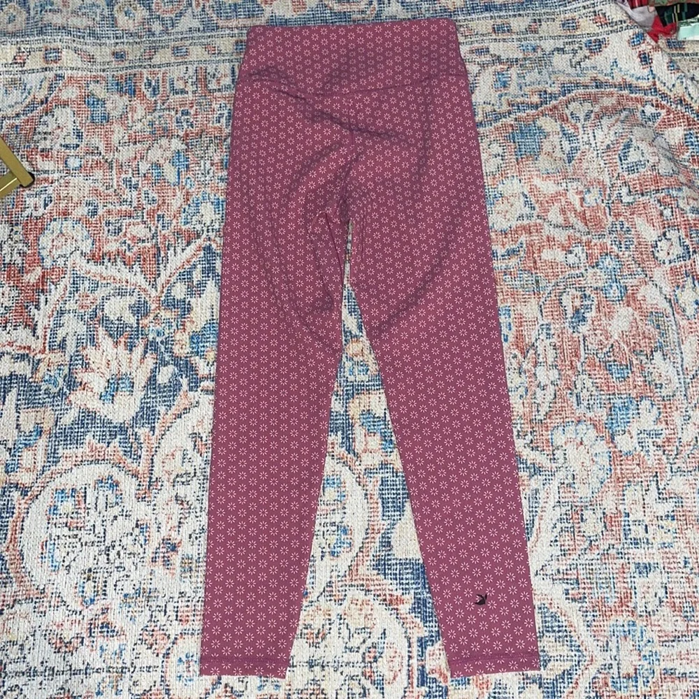 Glyder Sultry 7/8 Leggings in Rouge/Peony Sunburst SZ S NWOT - Picture 5 of 6